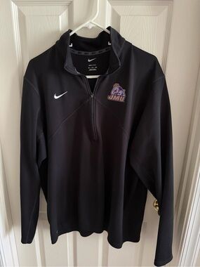 Nike Black Men’s JMU Quarter-Zip Pullover